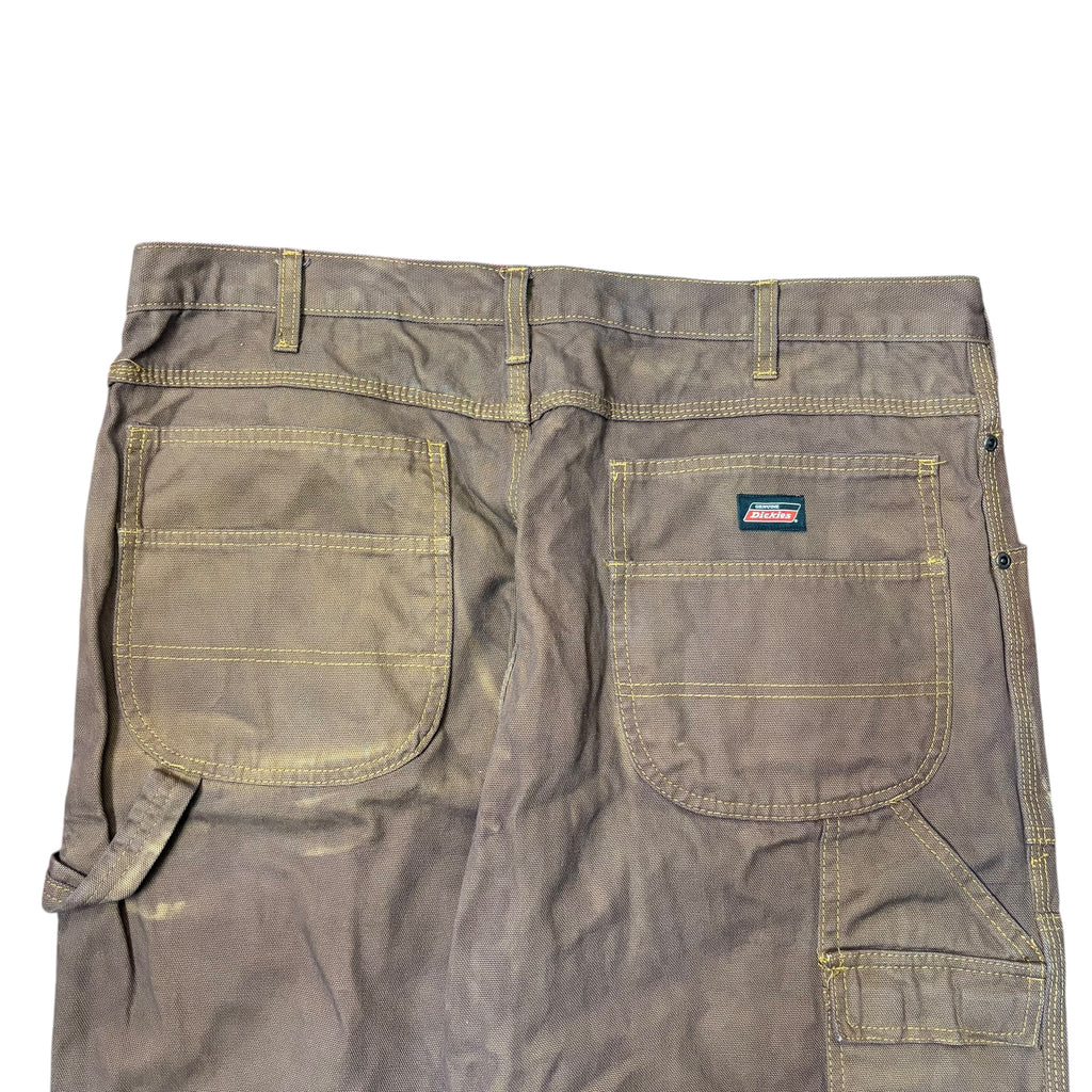 Vintage Dickies Straight Fit Double Knee Carpenter Pants Washed Brown