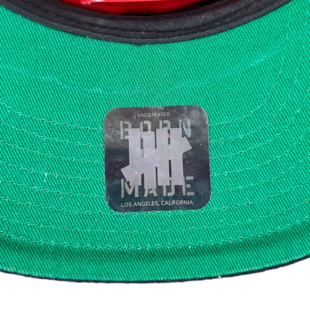Undefeated Logo Wool SnapBack Red/Navy