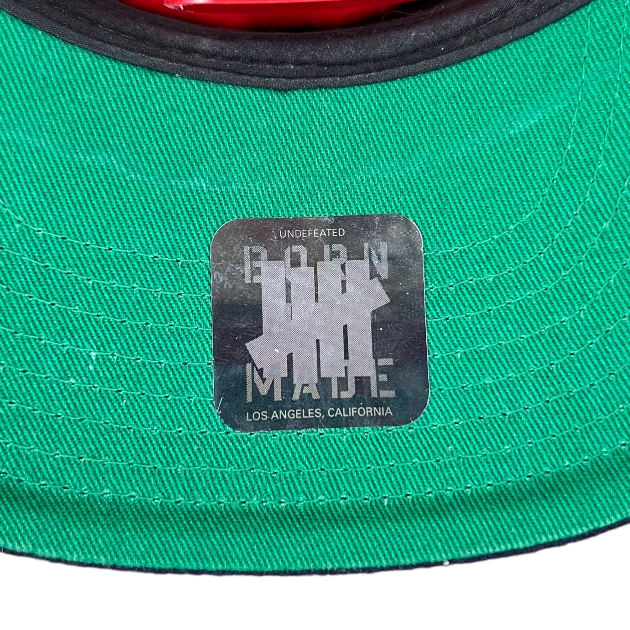Undefeated Logo Wool SnapBack Red/Navy