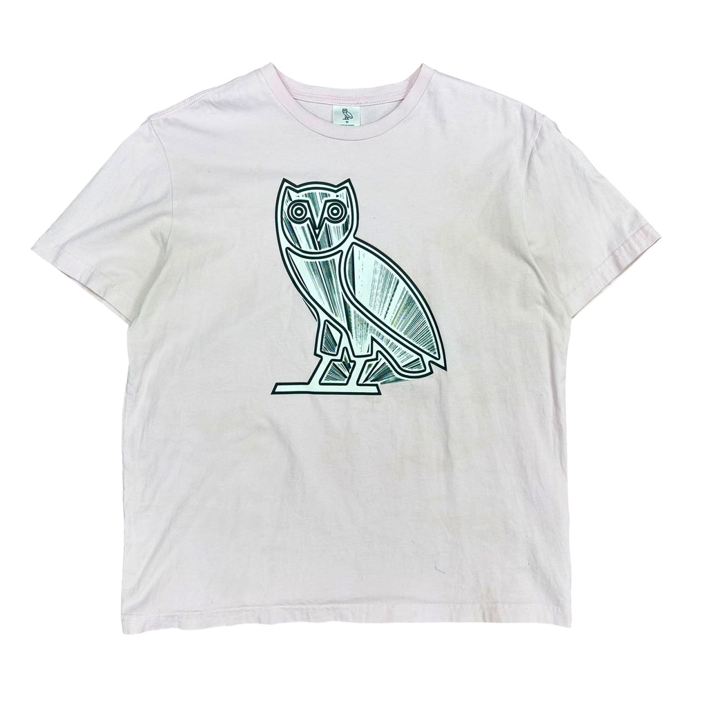 OVO Metallic Owl Tee Pink
