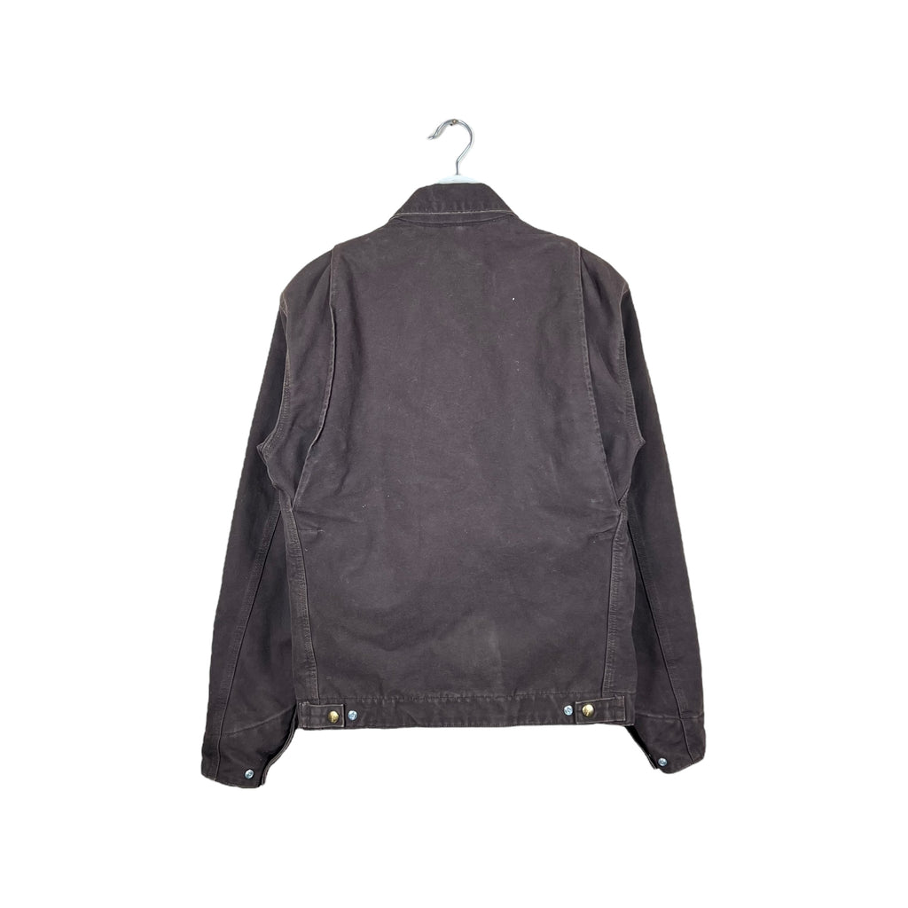 Vintage Carhartt Blanket Lined Detroit Jacket Chocolate Brown