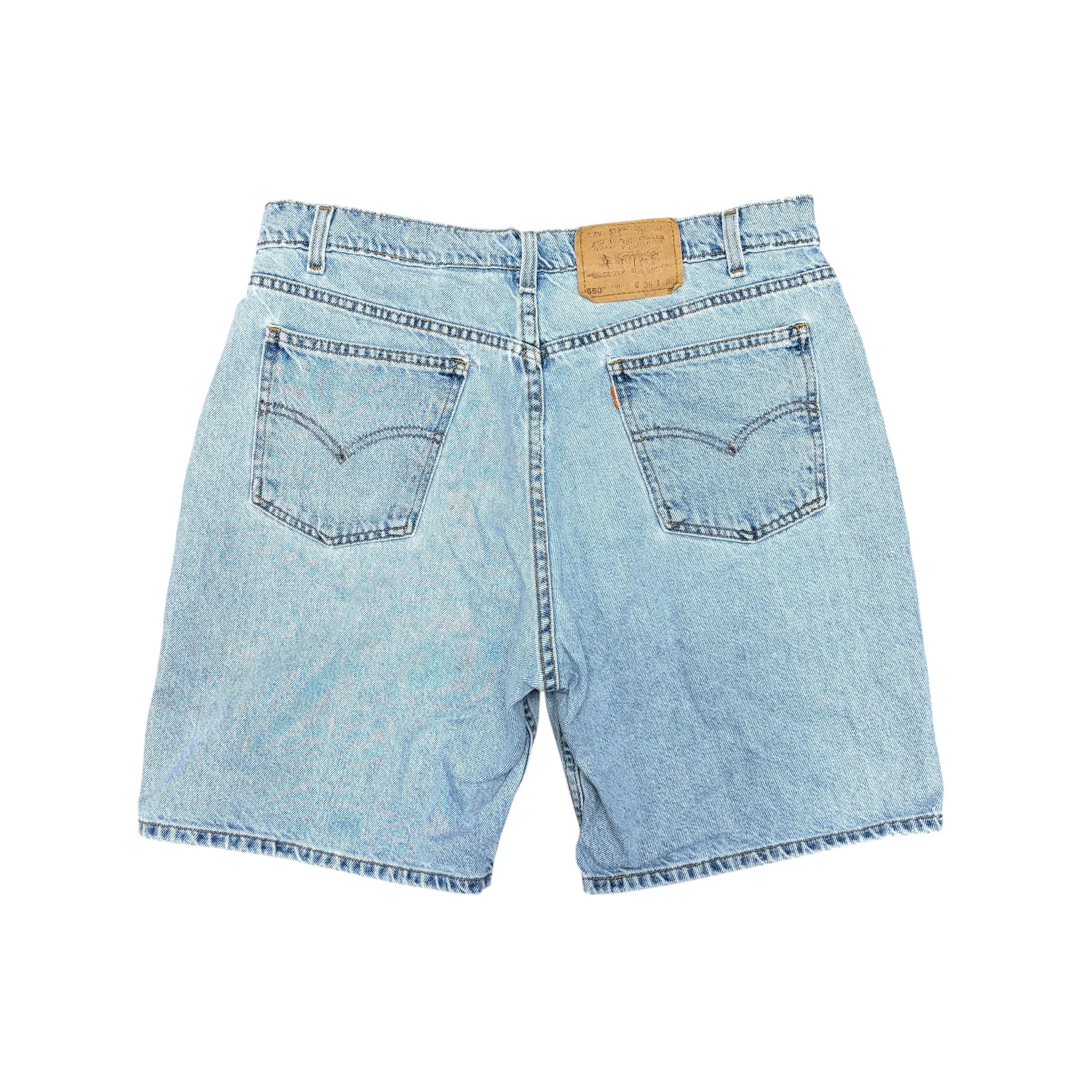 Vintage Levi’s Orange Tab 550 Relaxed Fit Jorts Light Wash