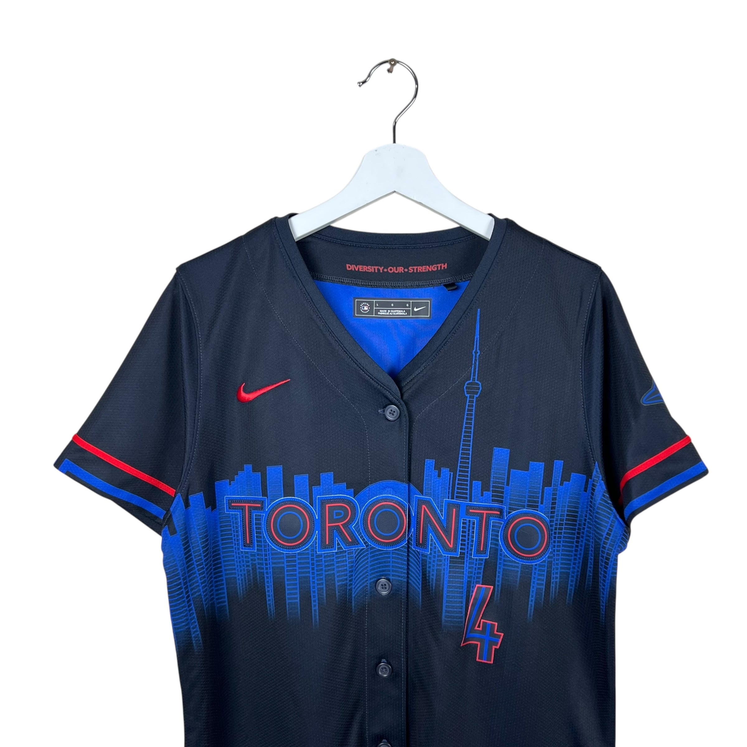 Vintage Nike MLB Toronto Blue Jays George Springer City Connect Jersey