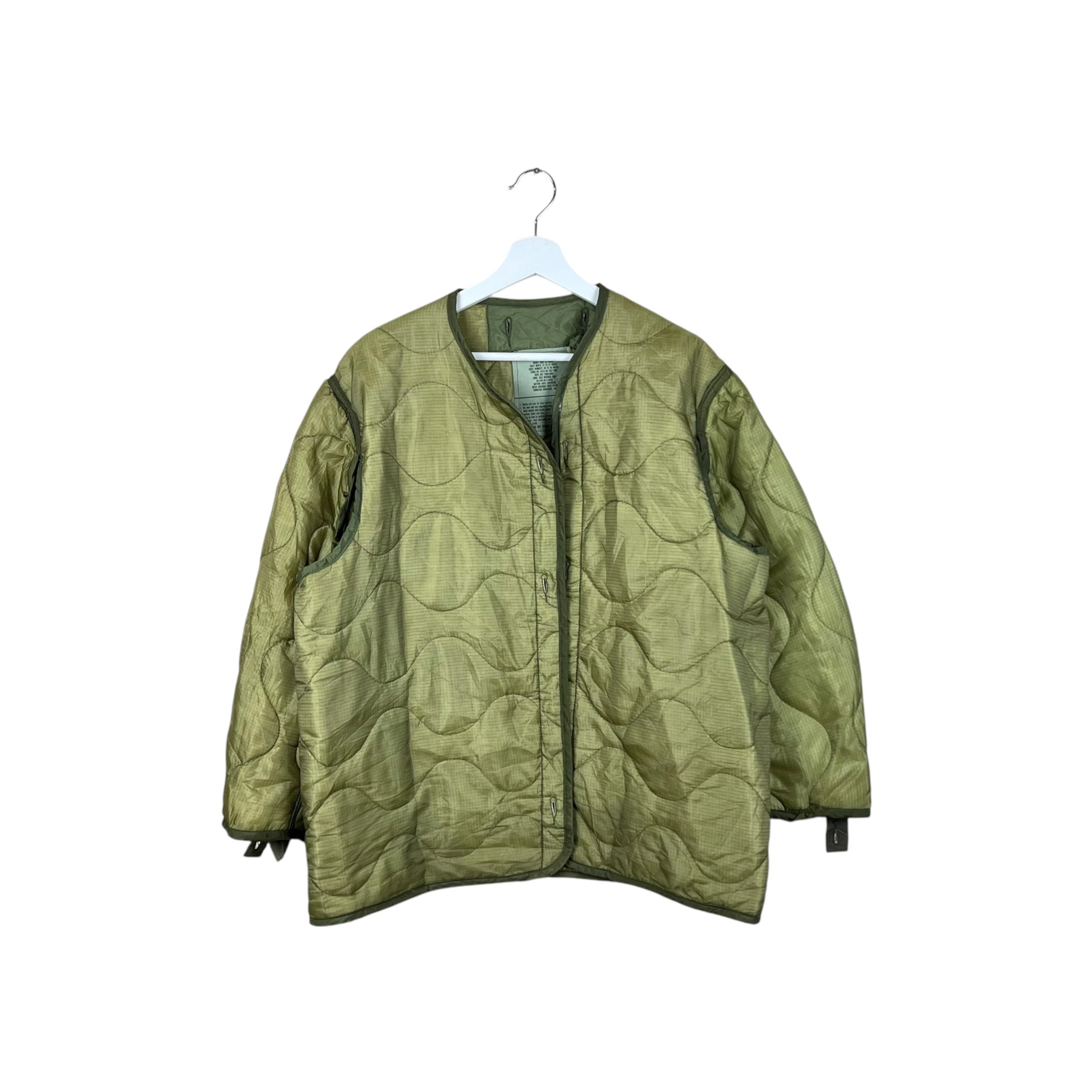 Vintage Military Army Liner Green