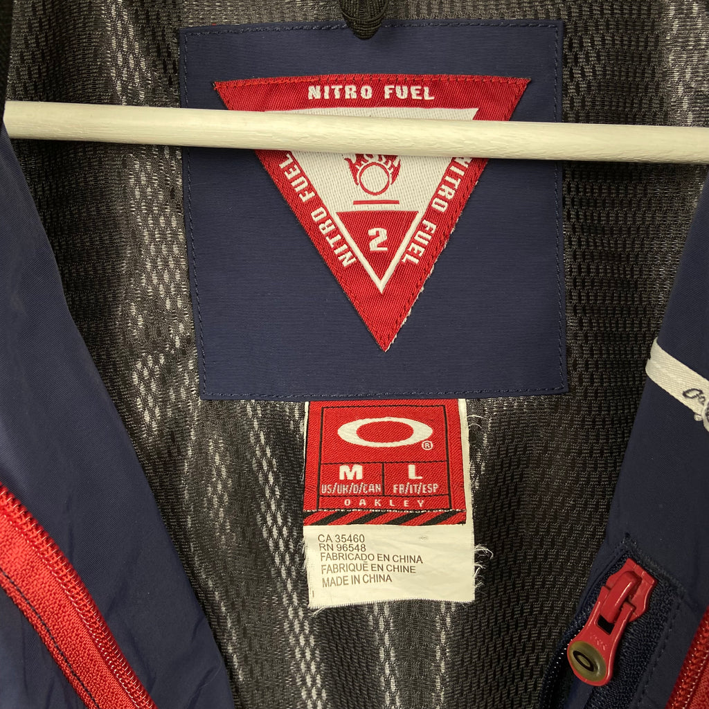 Vintage Oakley Nitro Fuel Ski Jacket Ice Blue/White