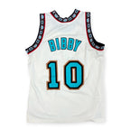 Vintage Mitchell & Ness NBA Vancouver Grizzlies Chainstitch Collection Mike Bibby Jersey