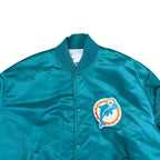 Vintage Starter NFL Miami Dolphins Satin Bomber Jacket
