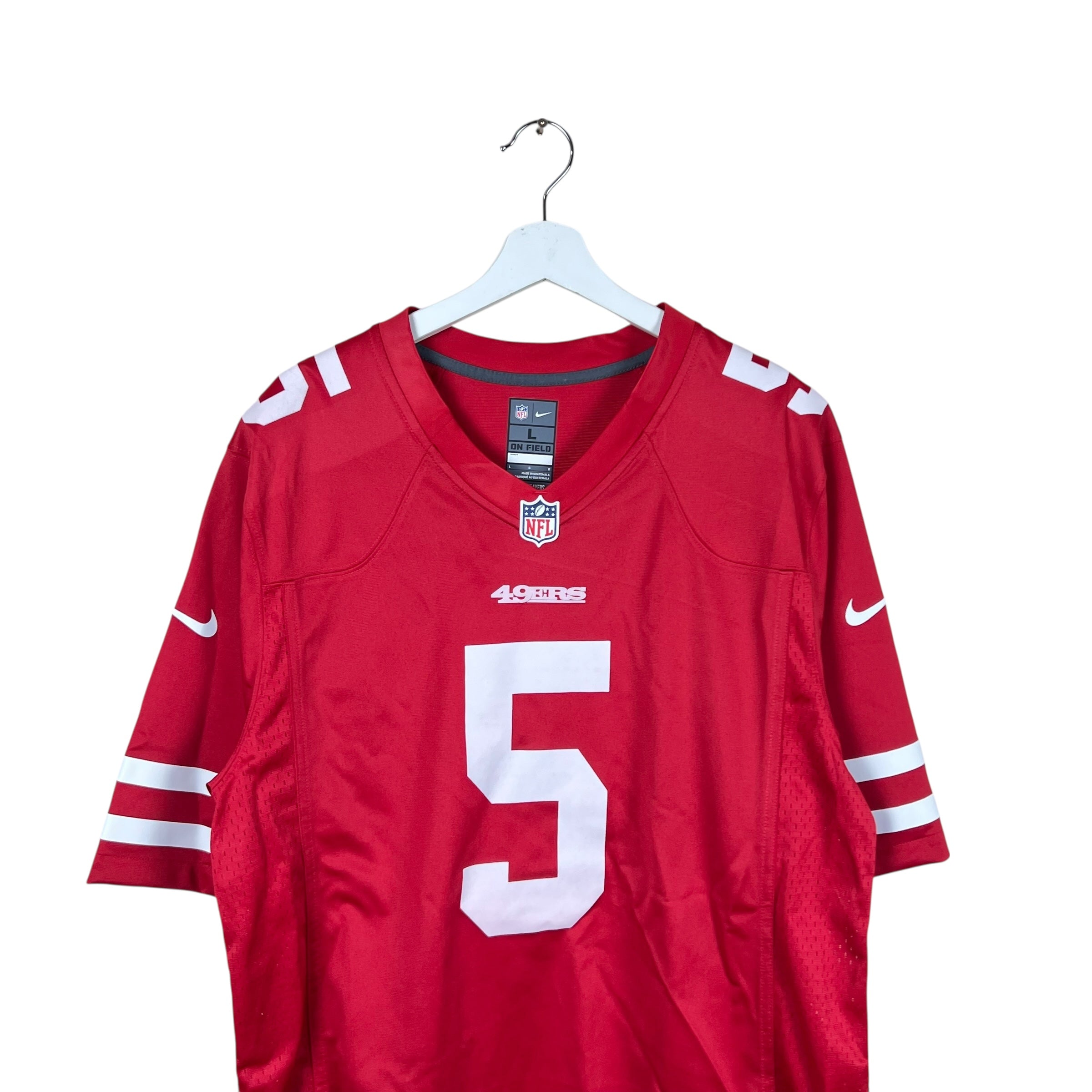 Vintage Nike NFL San Francisco 49ers Trey Lance Away Jersey