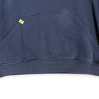 Vintage Y2K Nike Big Middle Swoosh Hoodie Navy/Gold