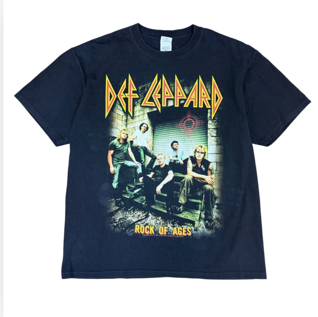 2005 Def Leppard “Rock Of Ages” Tour Tee Black