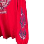 2001 Harley Davidson Lethbridge, Alberta Flame Longsleeve Red