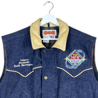 Vintage Gold Coast 2004 Wrangler National Finals Rodeo Keith Marrington Lined Vest