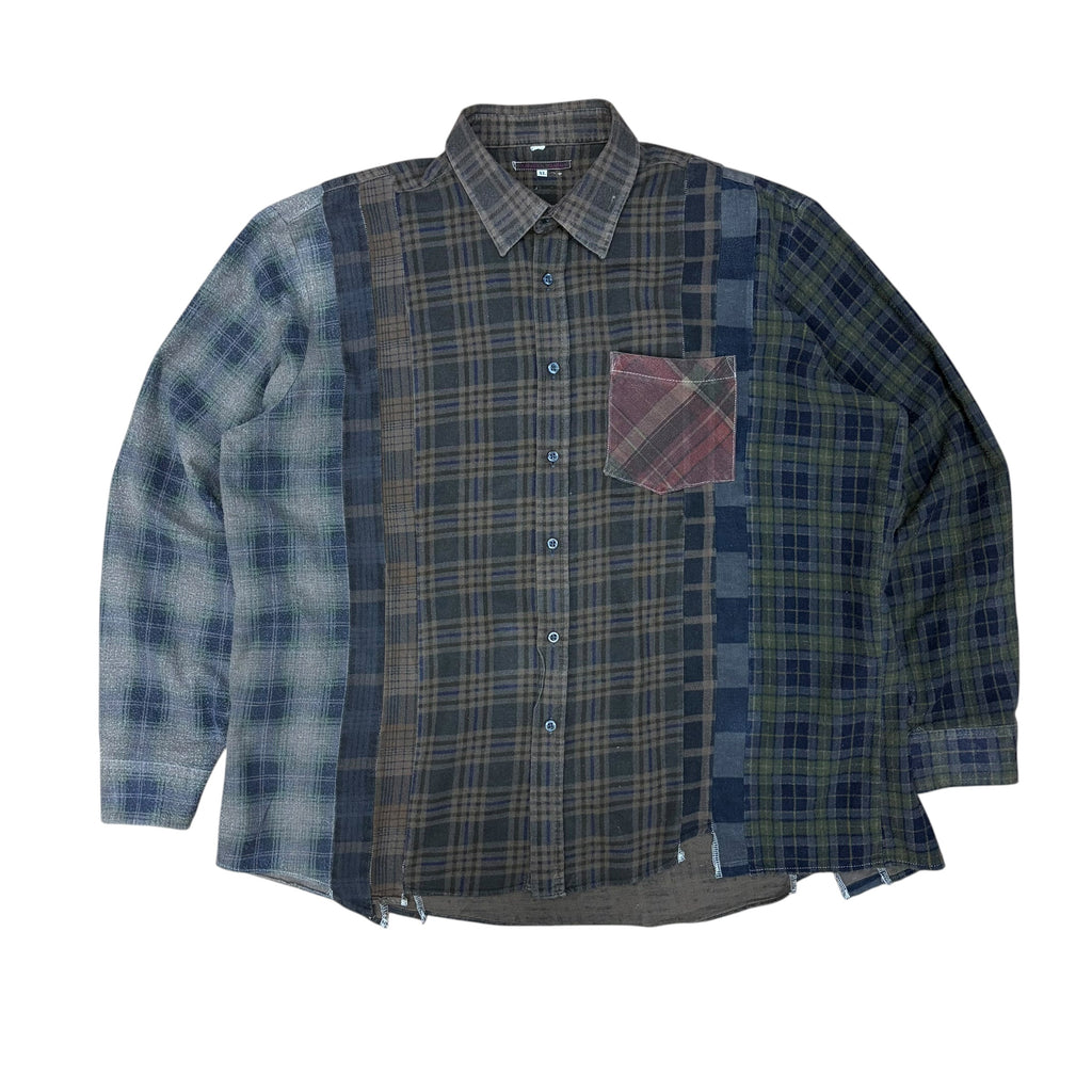 Rebuild By Needles 7 Cut Flannel Brown