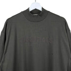 Essentials Women’s Midi Dress Long Sleeve Gray