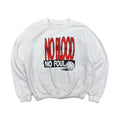 Vintage No Blood No Foul Basketball Crewneck White
