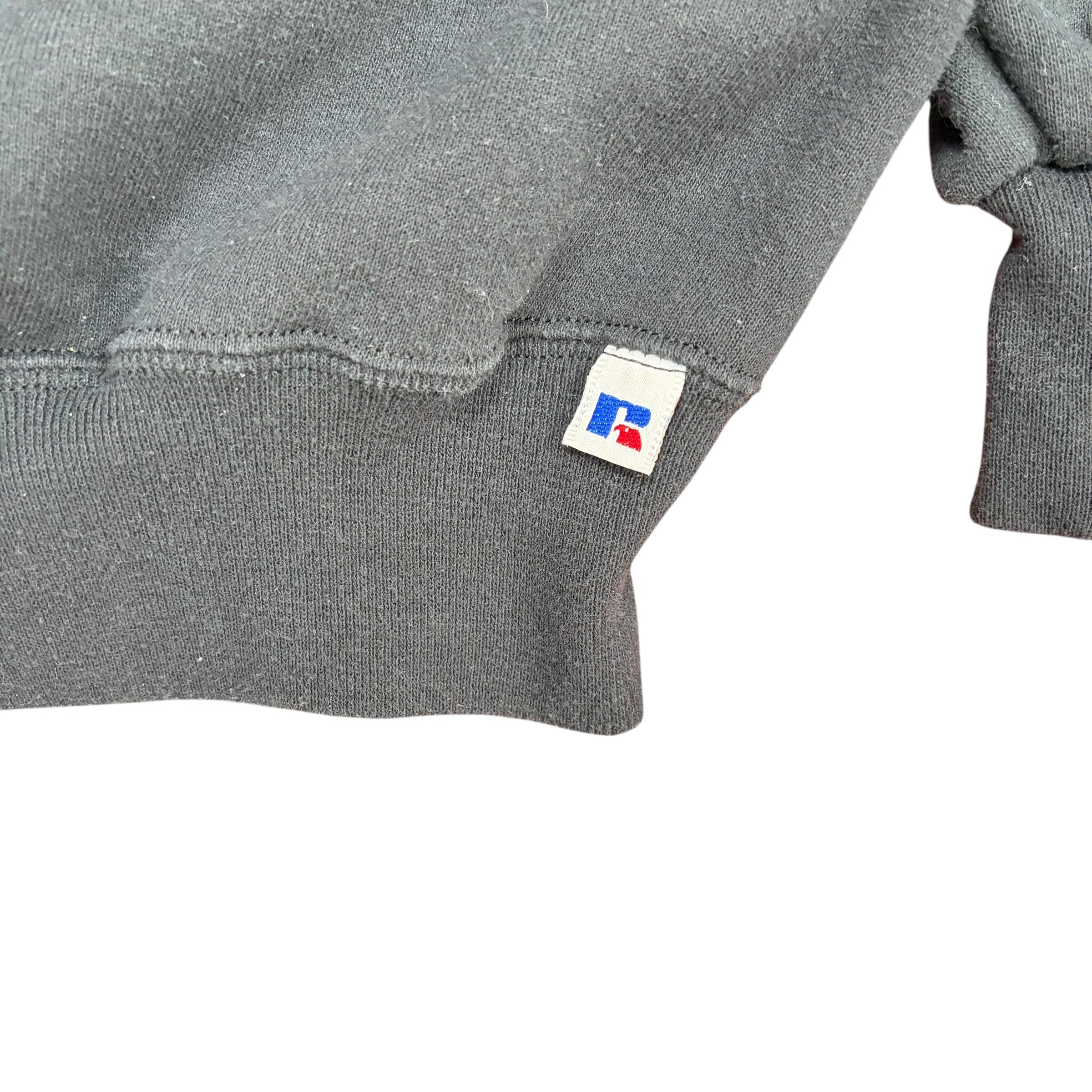 Vintage Russell Athletics Blank Crewneck Black