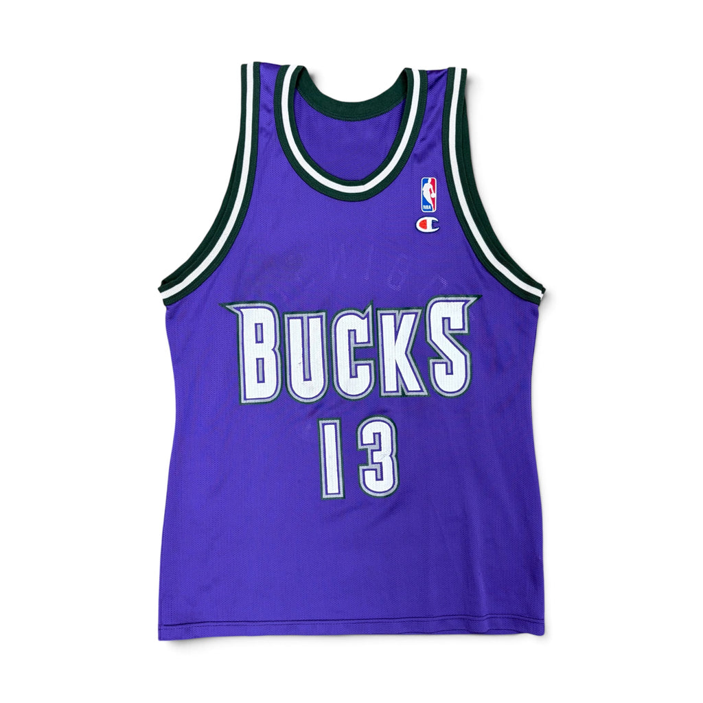 Vintage Champion NBA Milwaukee Bucks Glen Robinson Away Jersey