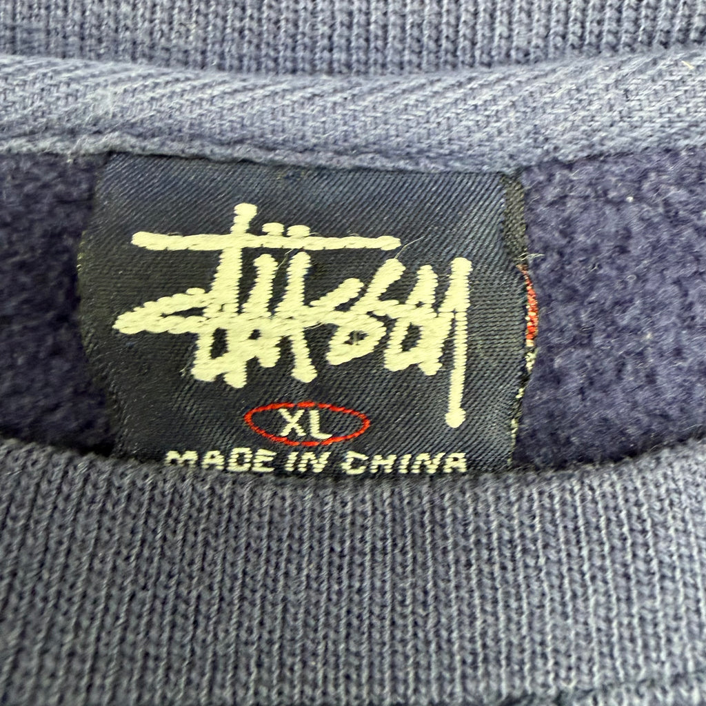 90’s Stussy Surf Logo Crewneck Navy