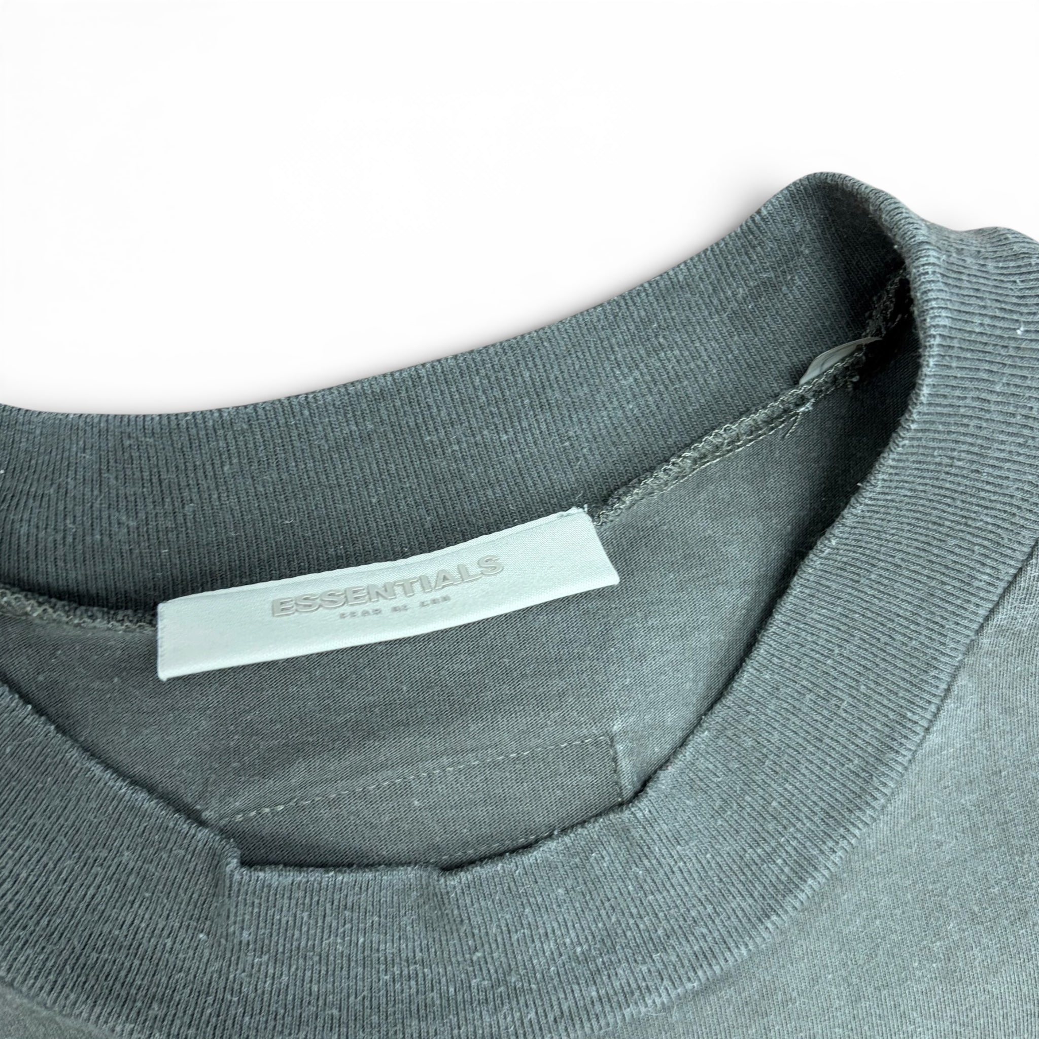 Essentials Short Sleeve Tee Off Black