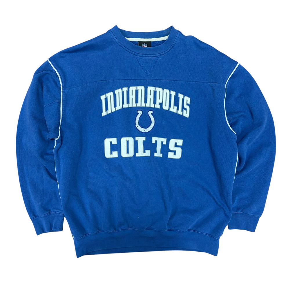 Vintage NFL Indianapolis Colts Arch Logo Crewneck Blue