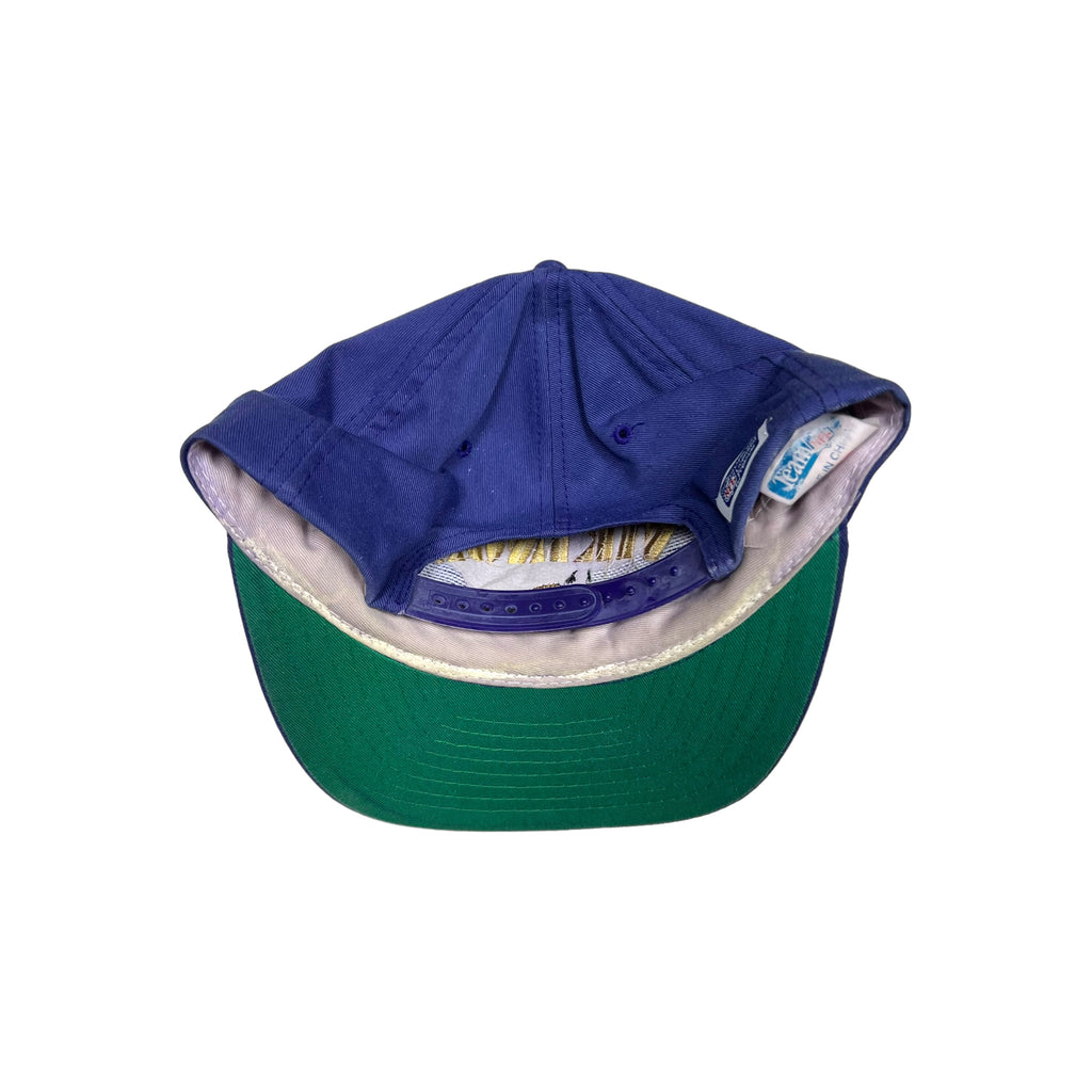 Vintage Minnesota Vikings Arch Logo SnapBack Faded Purple