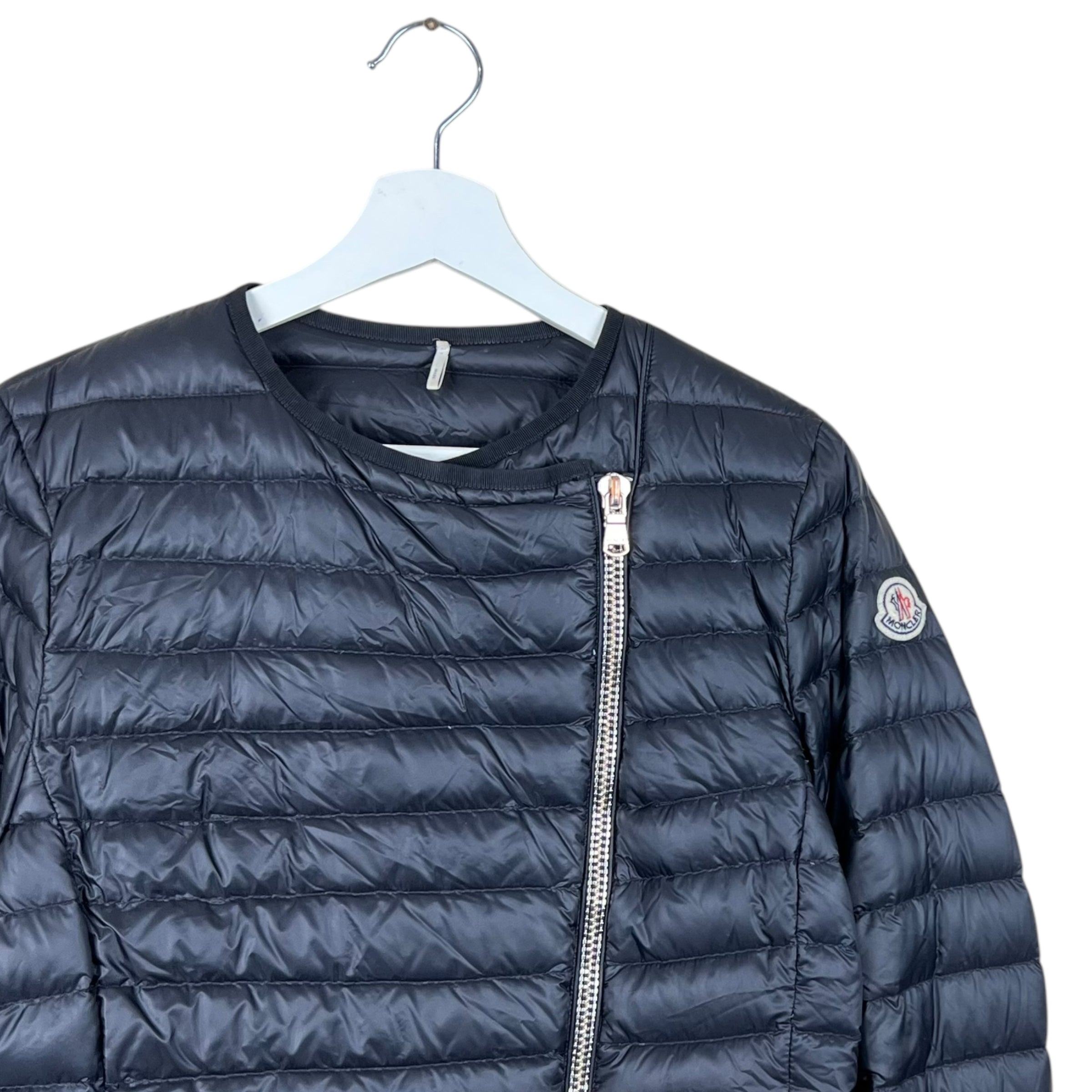 Moncler Women’s Amey Giubbotto Puffer Jacket Black