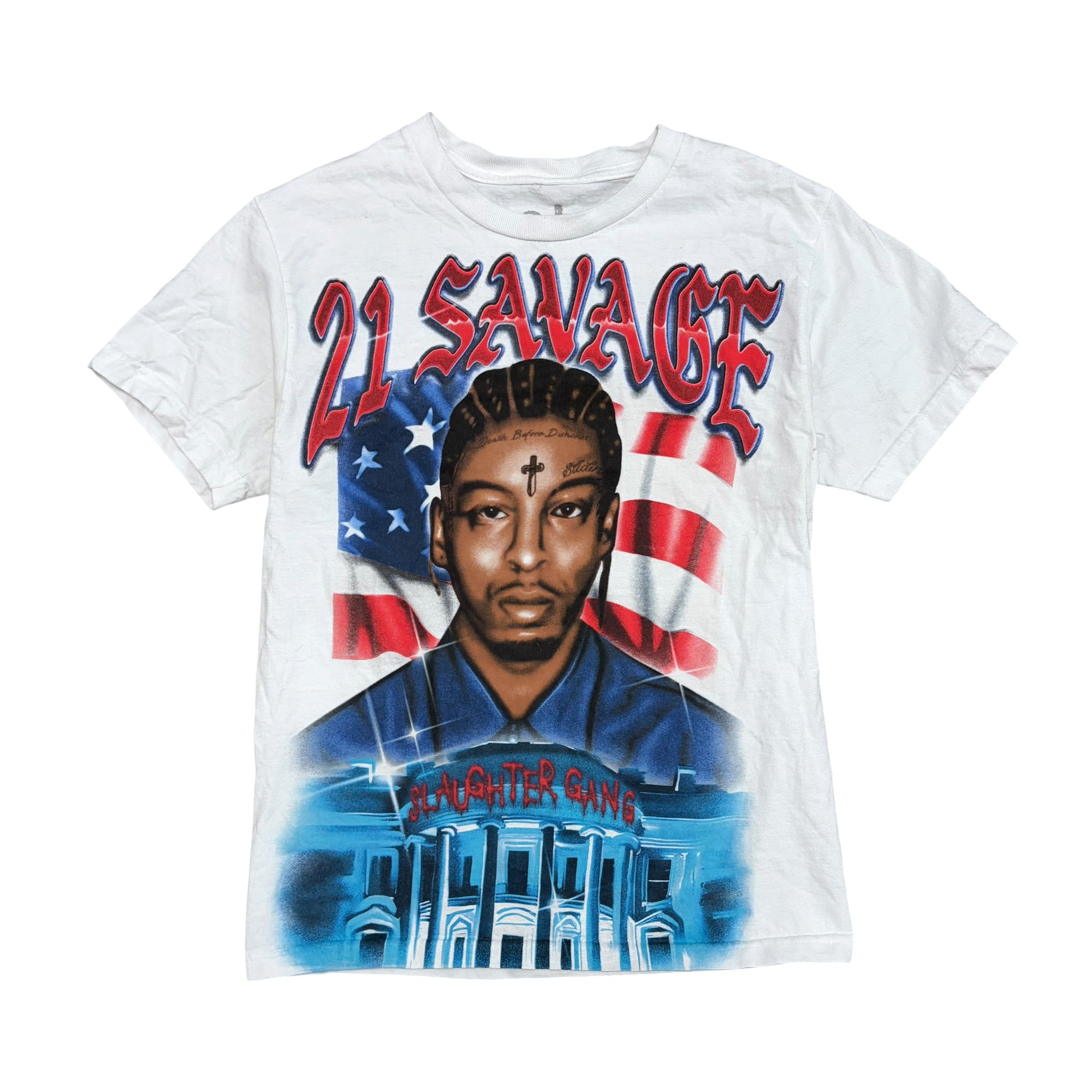 Vintage 21 Savage “The American Dream Tour” Tee White