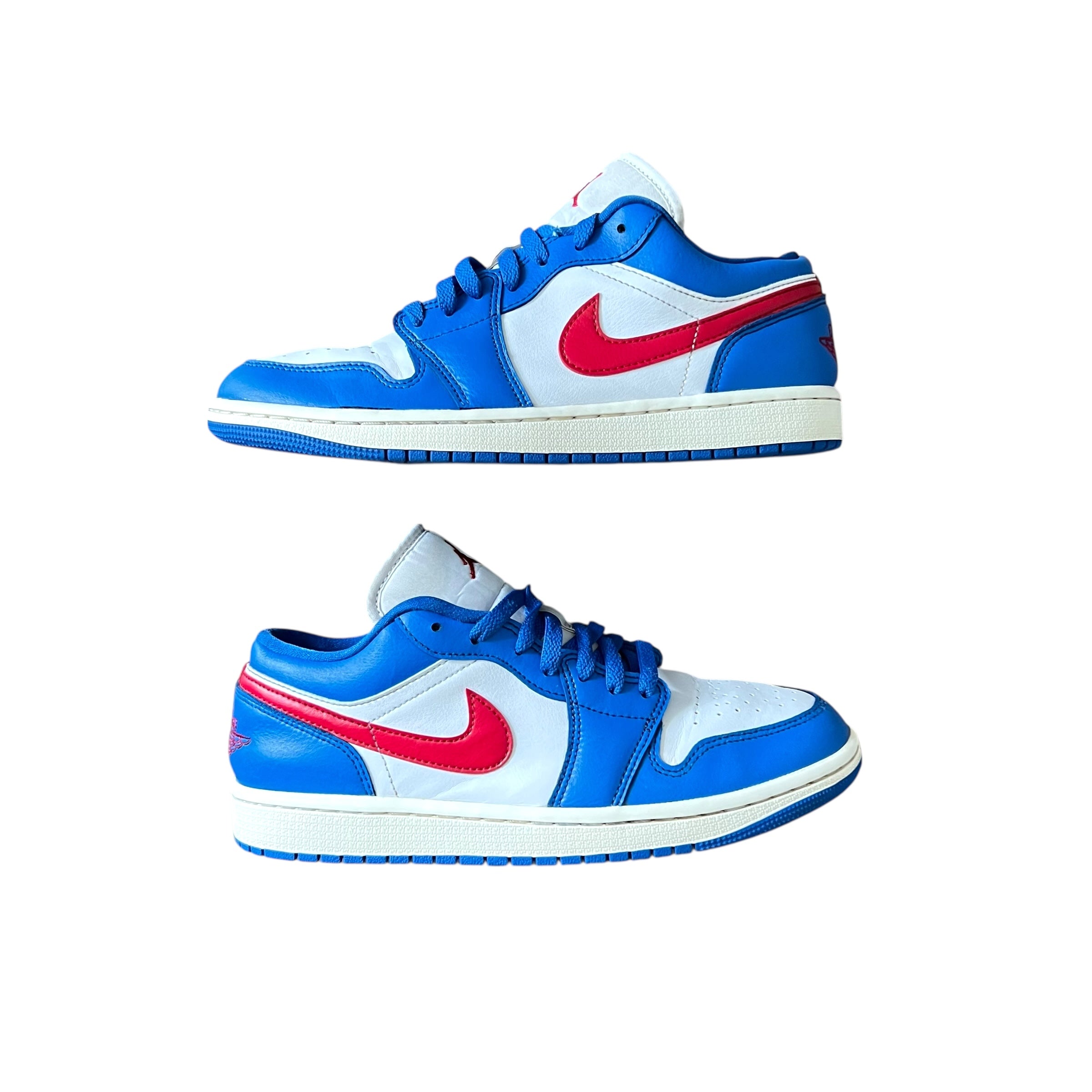 Jordan 1 Low Sport Blue Gym Red (Women’s)