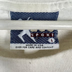 1996 Lee Sports NFL Pittsburgh Steelers AFC Champions Arc Logo Tee White