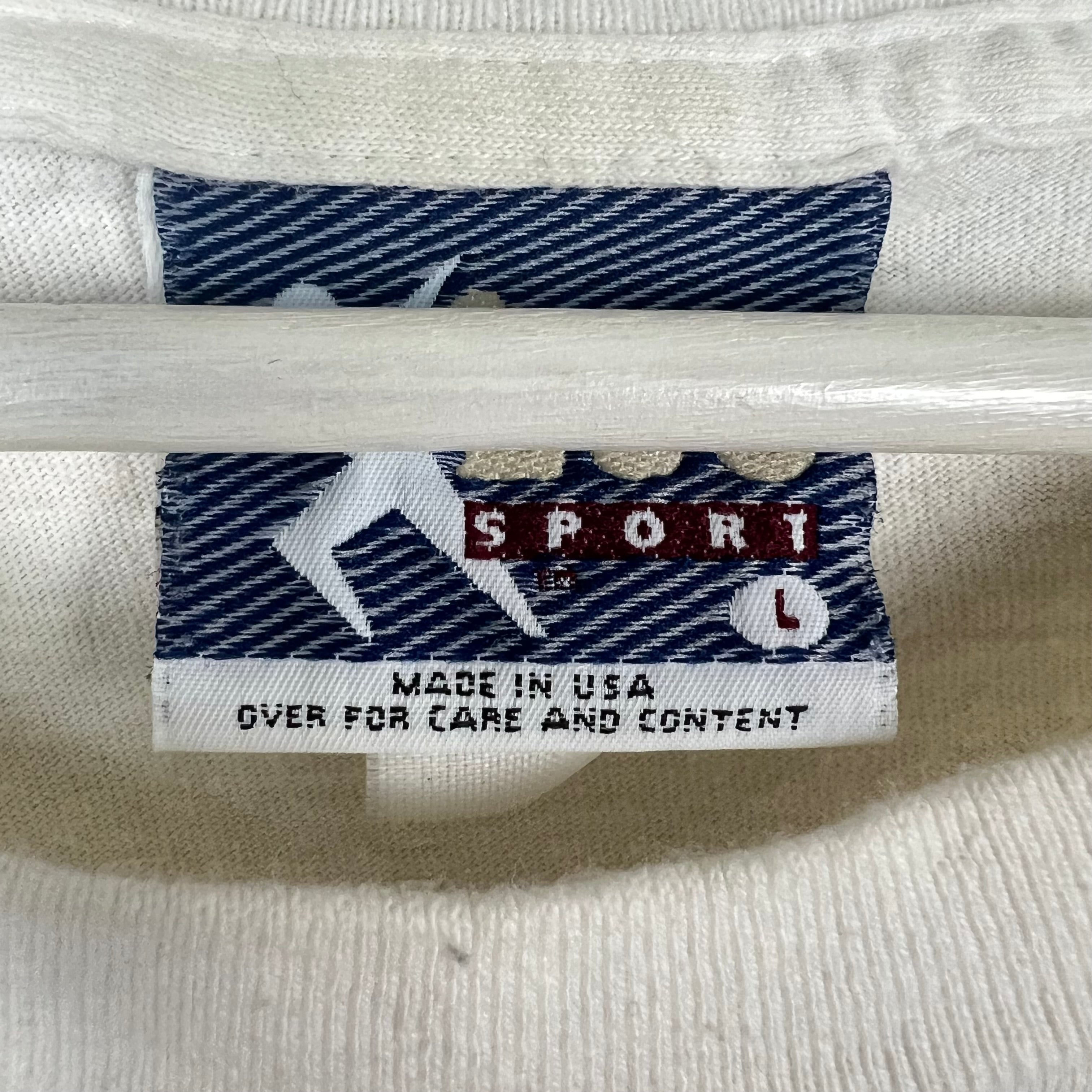 1996 Lee Sports NFL Pittsburgh Steelers AFC Champions Arc Logo Tee White