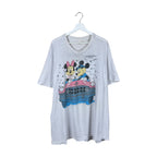 Vintage Disney Clearwater Beach Mickey & Minnie Driving Tee White