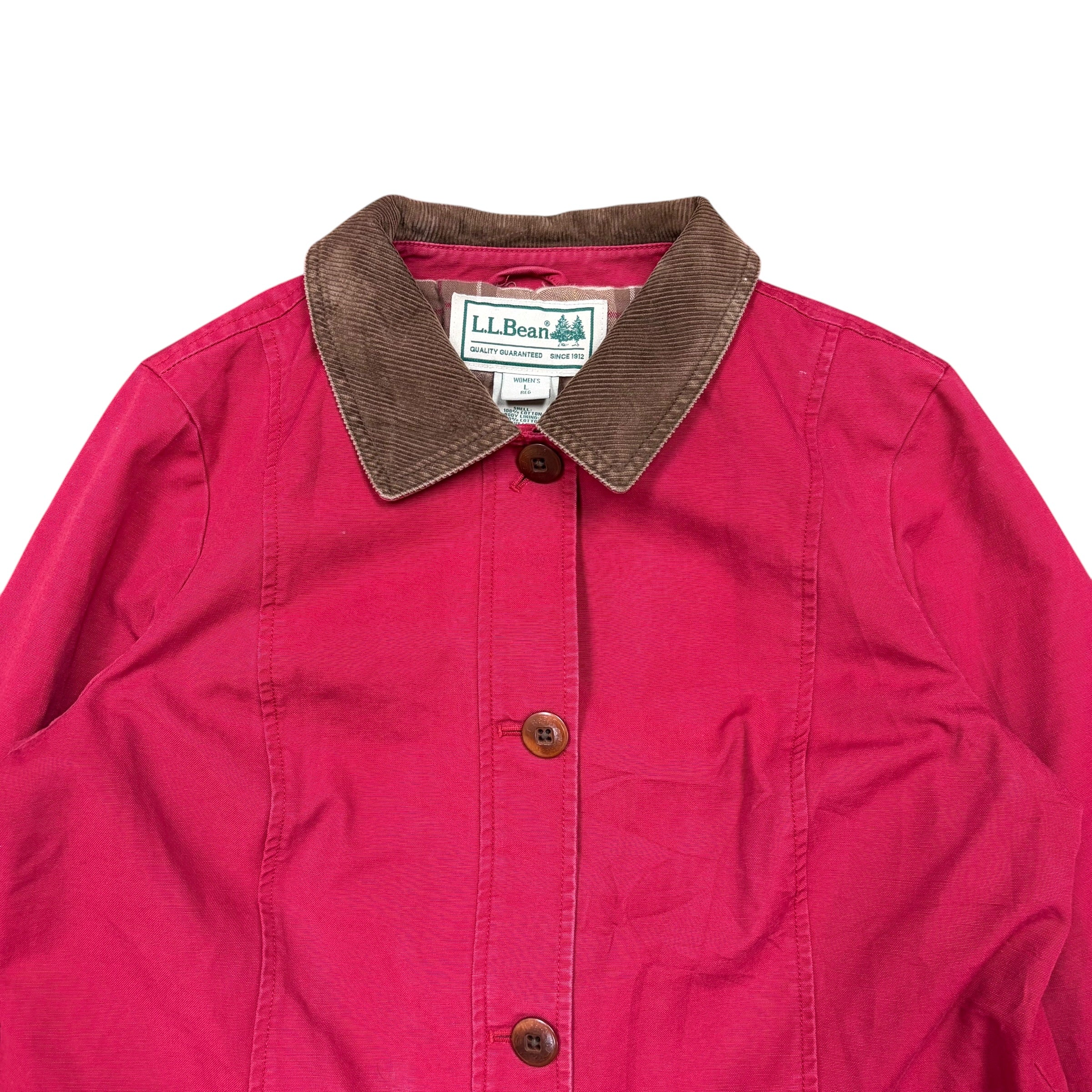 Vintage L.L Bean Women’s Blanket Lined Farmers Jacket Red