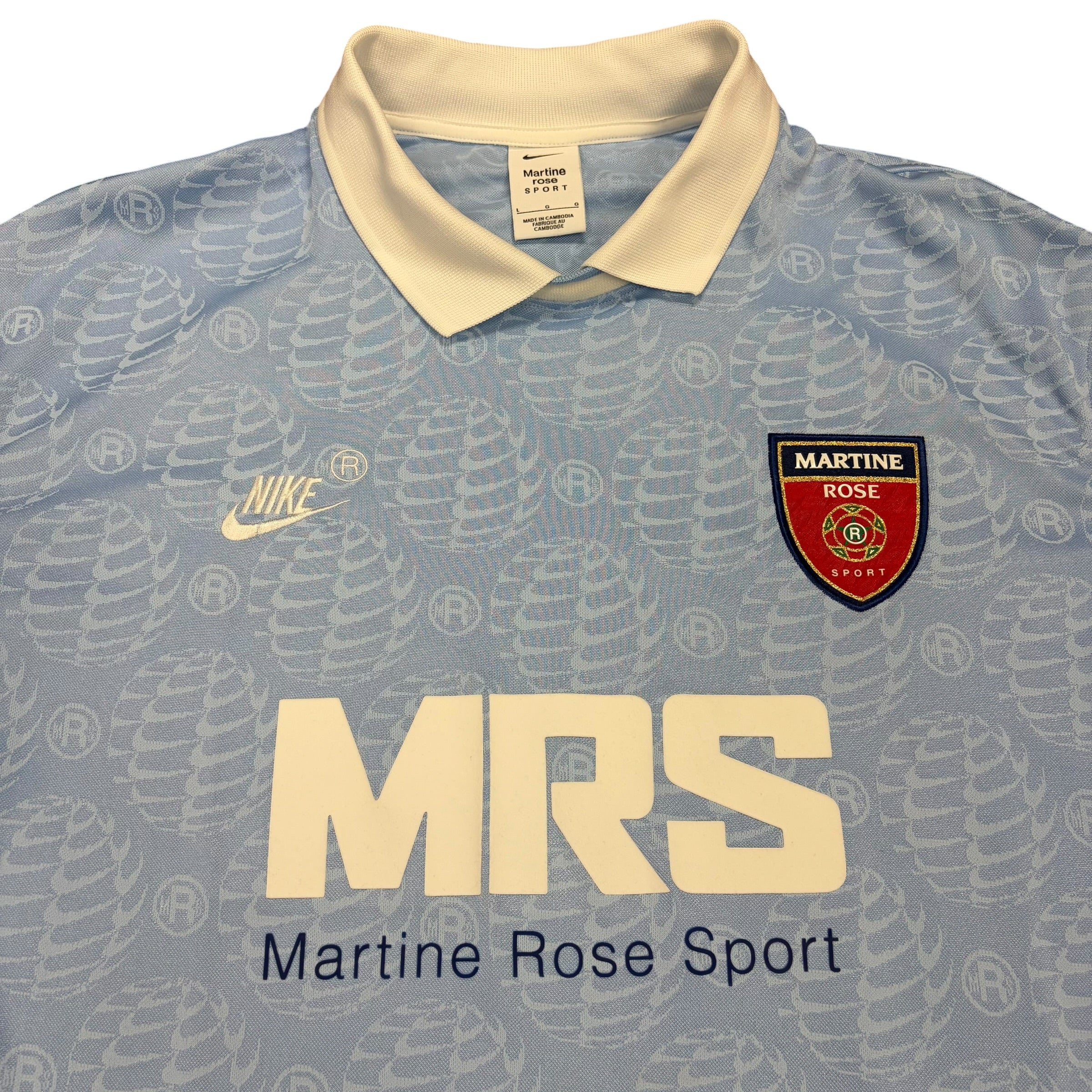 Martine Rose x Nike Football Jersey Psychic Blue