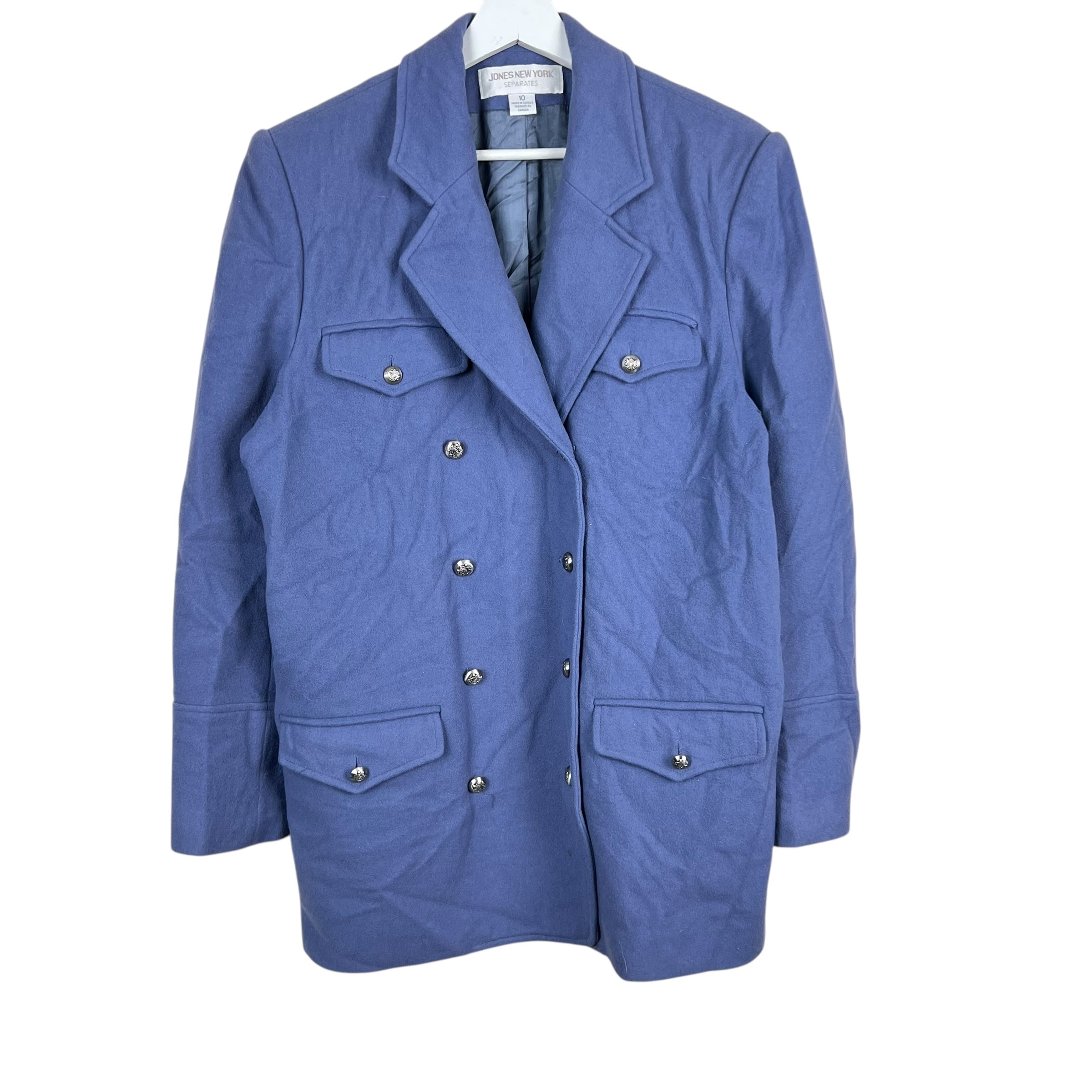 Vintage Jones New York Women’s Peacoat Lavender Purple