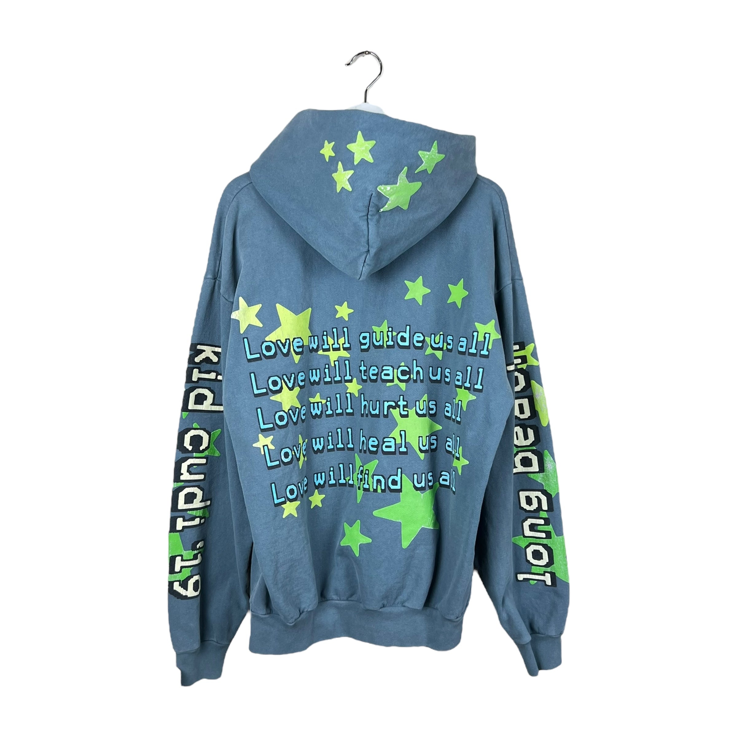 Cactus Plant Flea Market x Kid Cudi Enter Galactic Hoodie “Blue”
