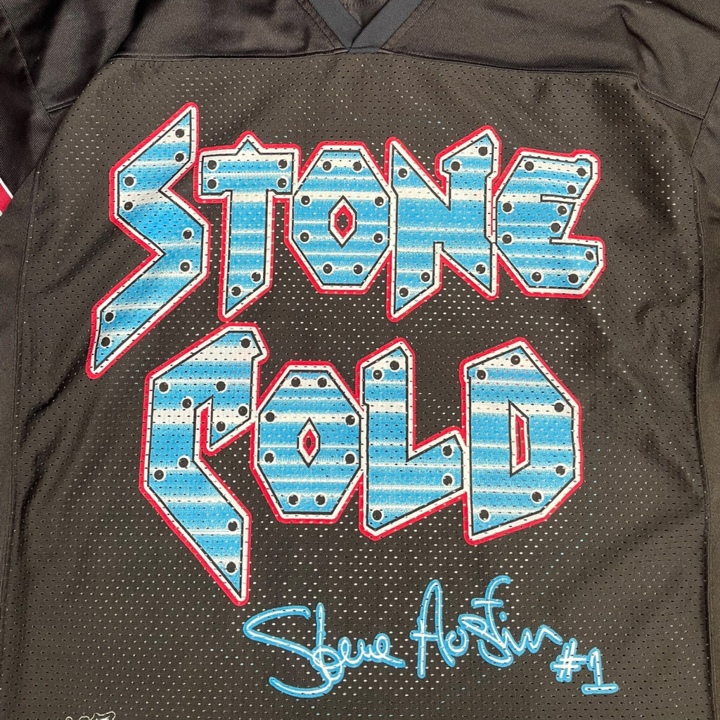 1999 Titan Sports WFF Stone Cold Steve Austin Skull Jersey