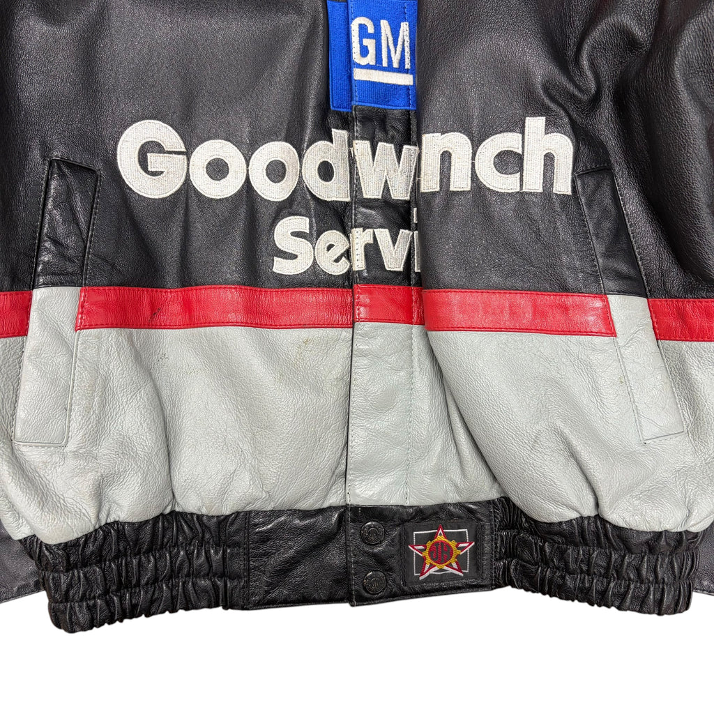 Vintage Jeff Hamilton NASCAR Kevin Harvick Leather Racing Jacket