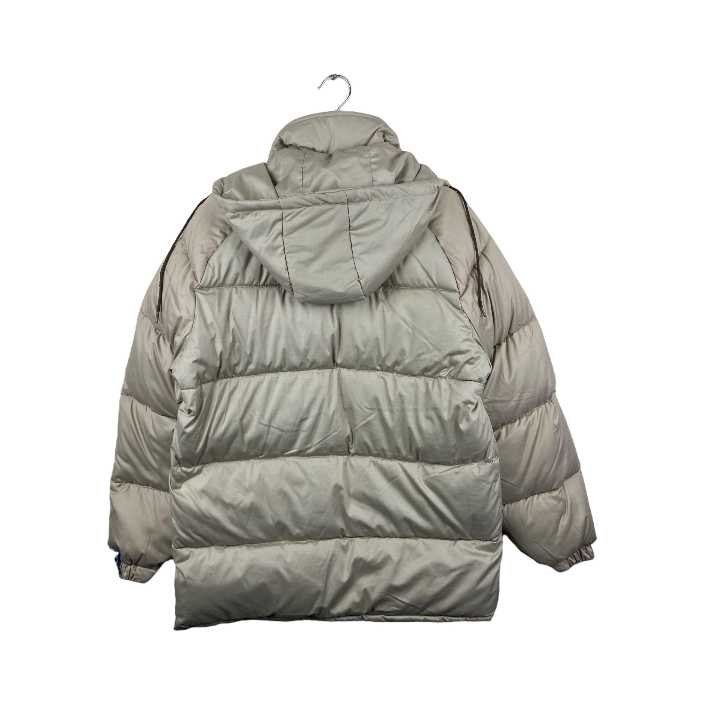 Vintage 80s Rice Sportswear Mountaineer Puffer Jacket Tan