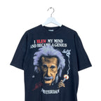 Vintage Amsterdam Albert Einstein Comedy Tee Faded Black