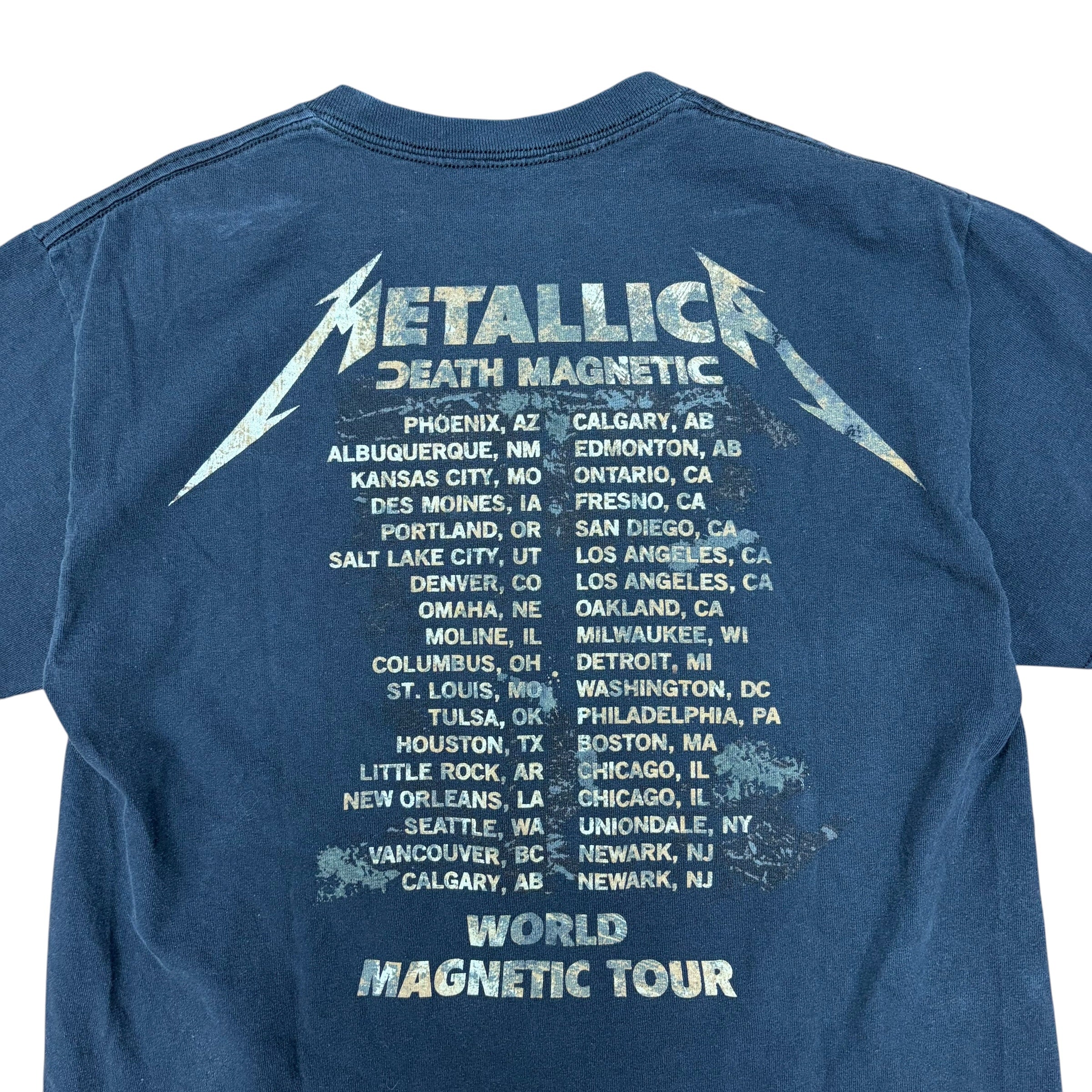 Vintage Metallica Death Magnetic World Tour Tee Black