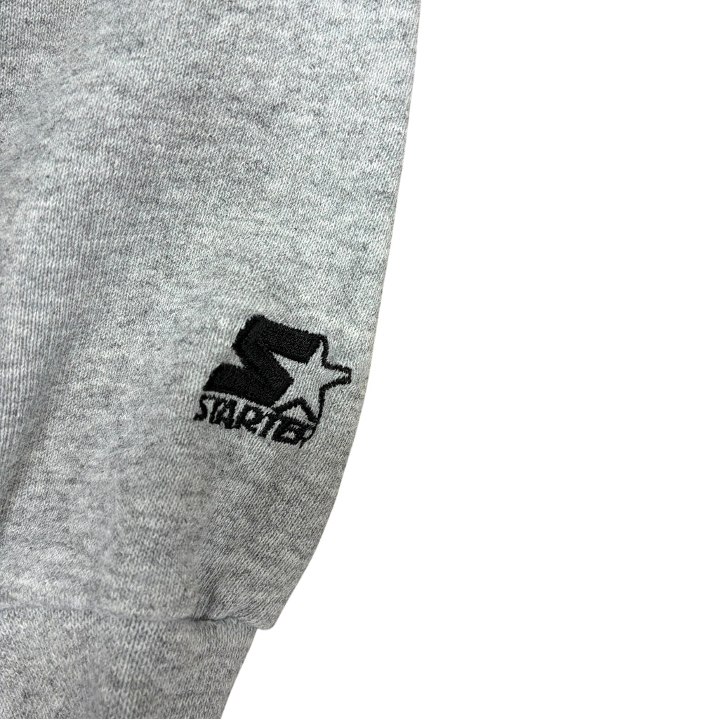 Vintage Starter Michigan University Arch Spellout Crewneck Grey