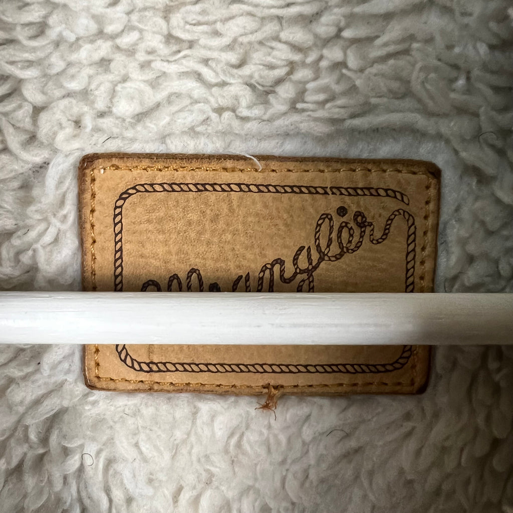 Vintage Wrangler Sherpa Denim Jacket Mid Wash