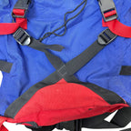 Vintage North Face Hiking Backpack Blue/Red