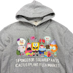 Cactus Plant Flea Market x Uniqlo x Spongebob SquarePants Hoodie Grey