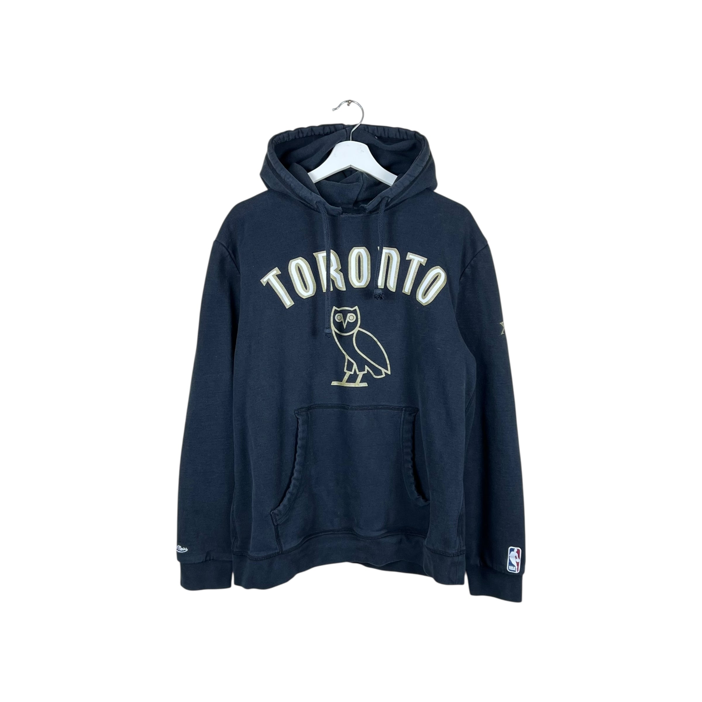 OVO x Toronto Raptors Spellout Hoodie Black