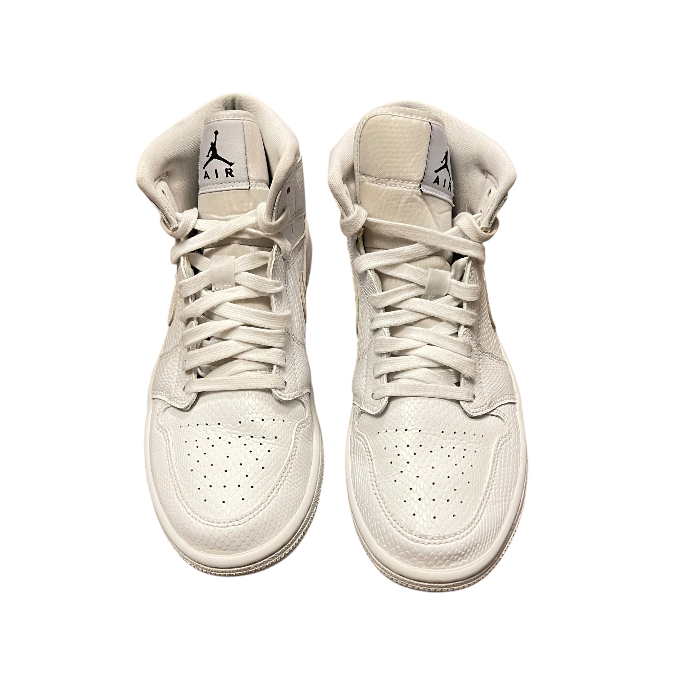 Jordan 1 Mid White Snakeskin (Women’s)