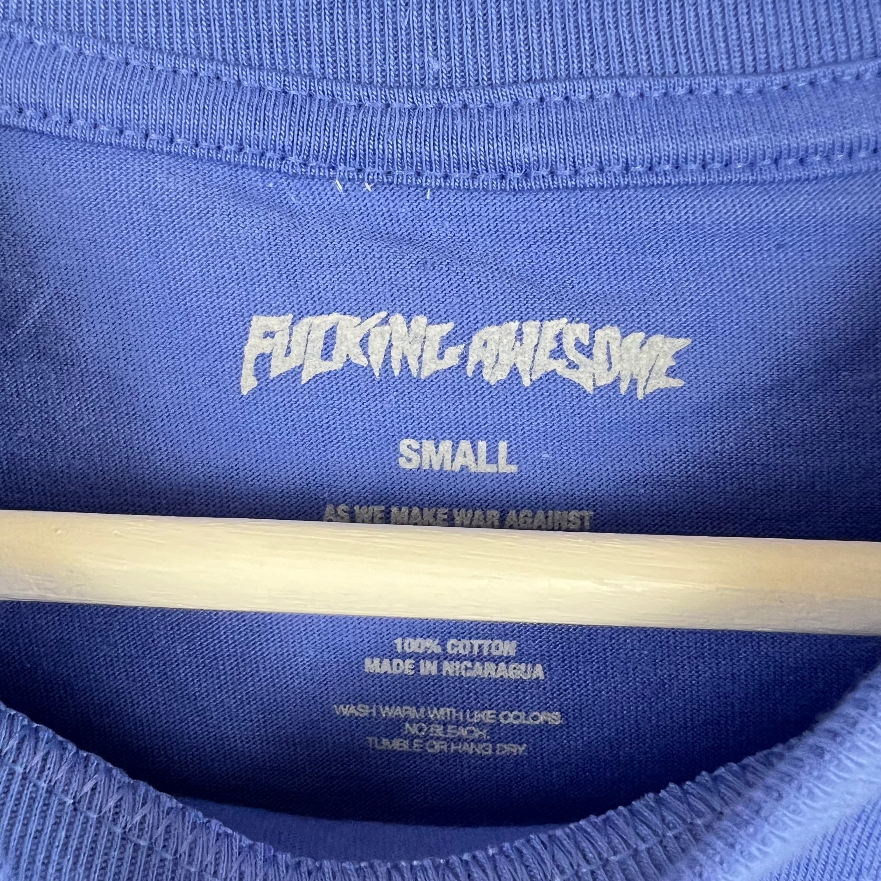 Fucking Awesome Muerte Tee Blue