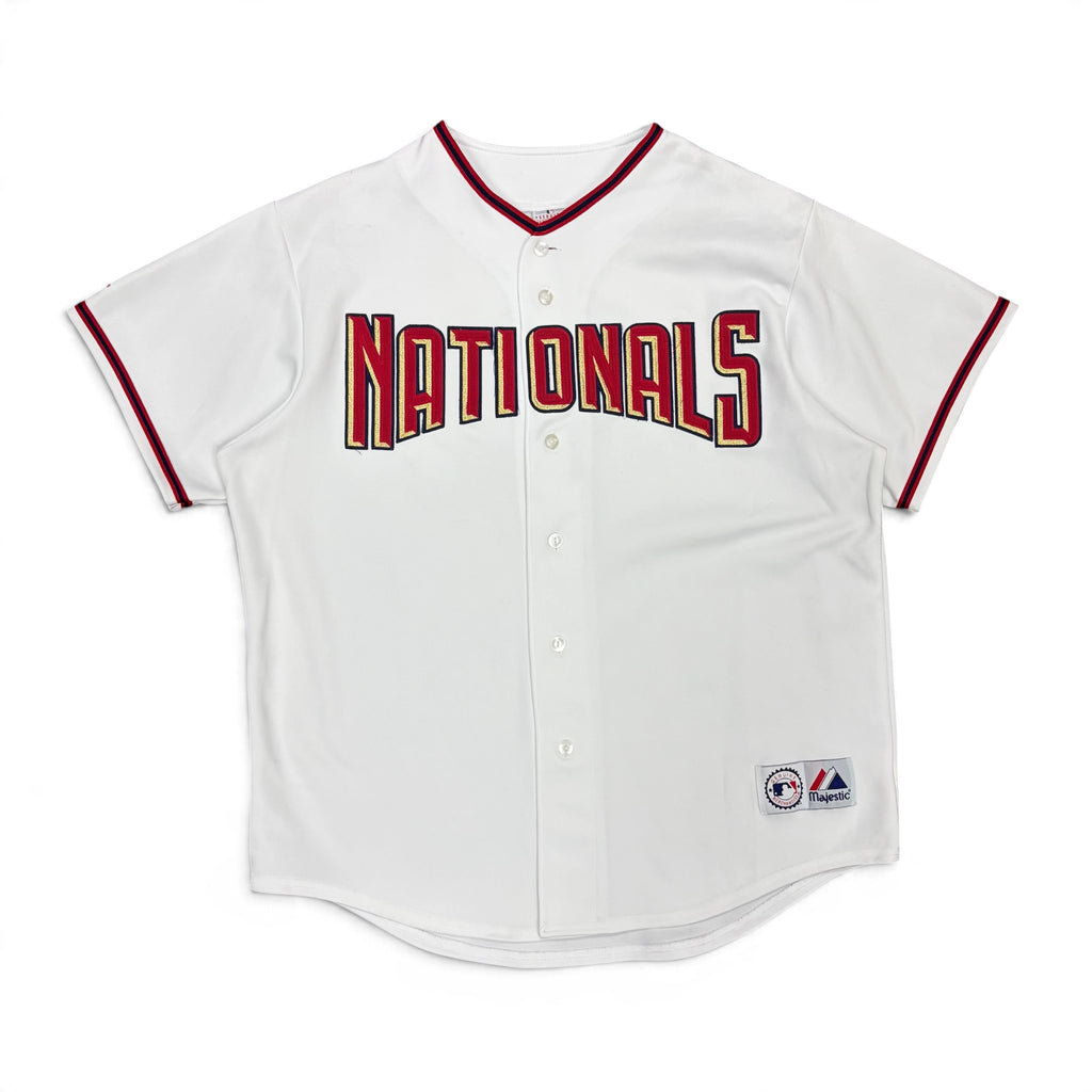 Vintage Majestic MLB Washington Nationals Blank Home Jersey