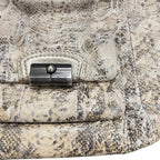 Coach Kristin Snakeskin Print Leather Bag