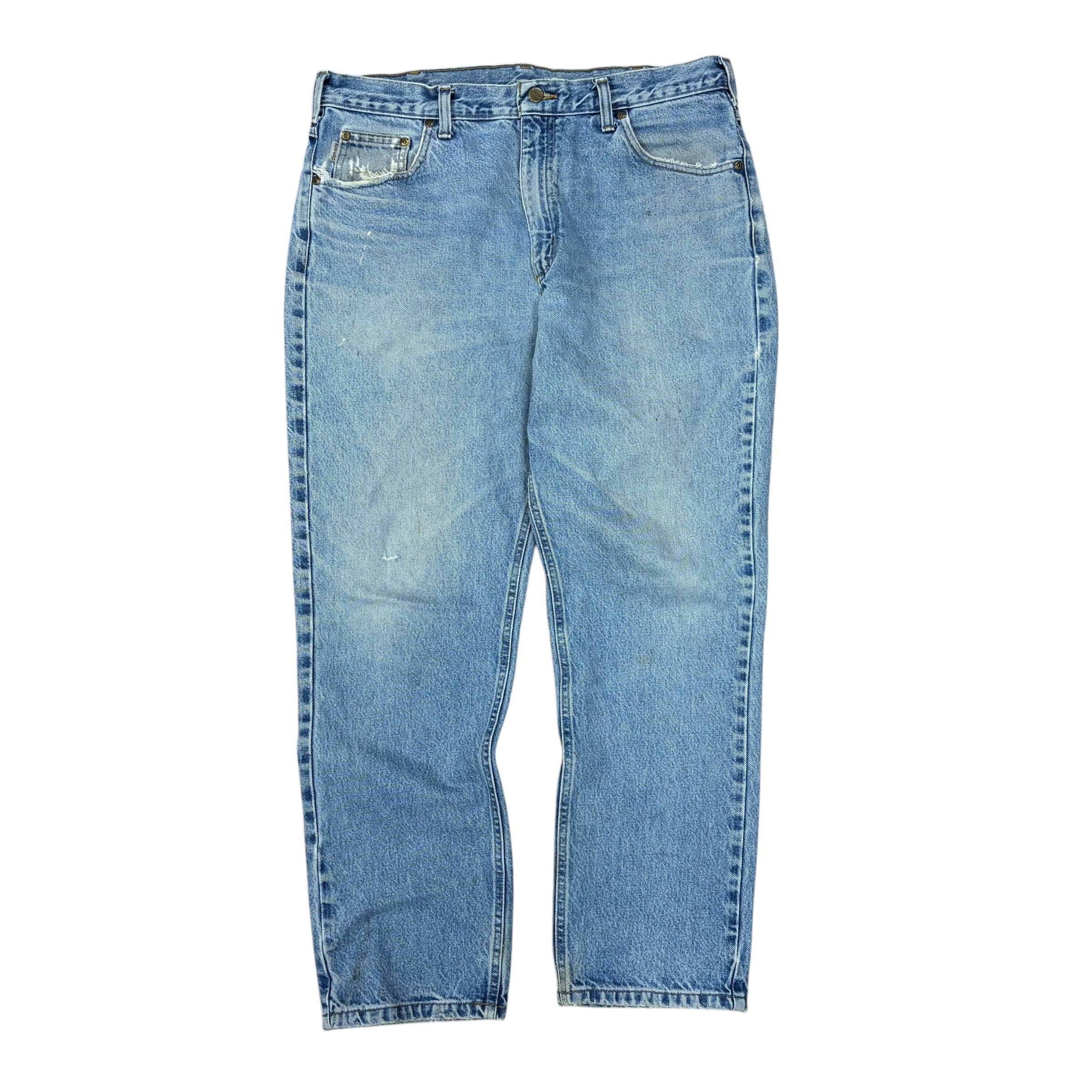 Vintage Carhartt Carpenter Traditional Fit Jeans Light Wash